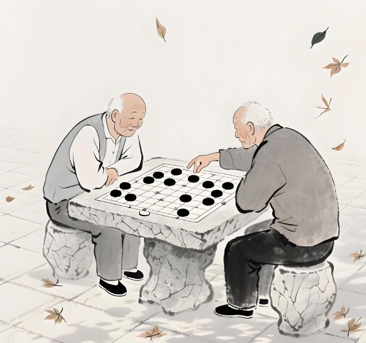 美诗美诵：下棋人丨作者彭意辉，诵读：小小（图5）