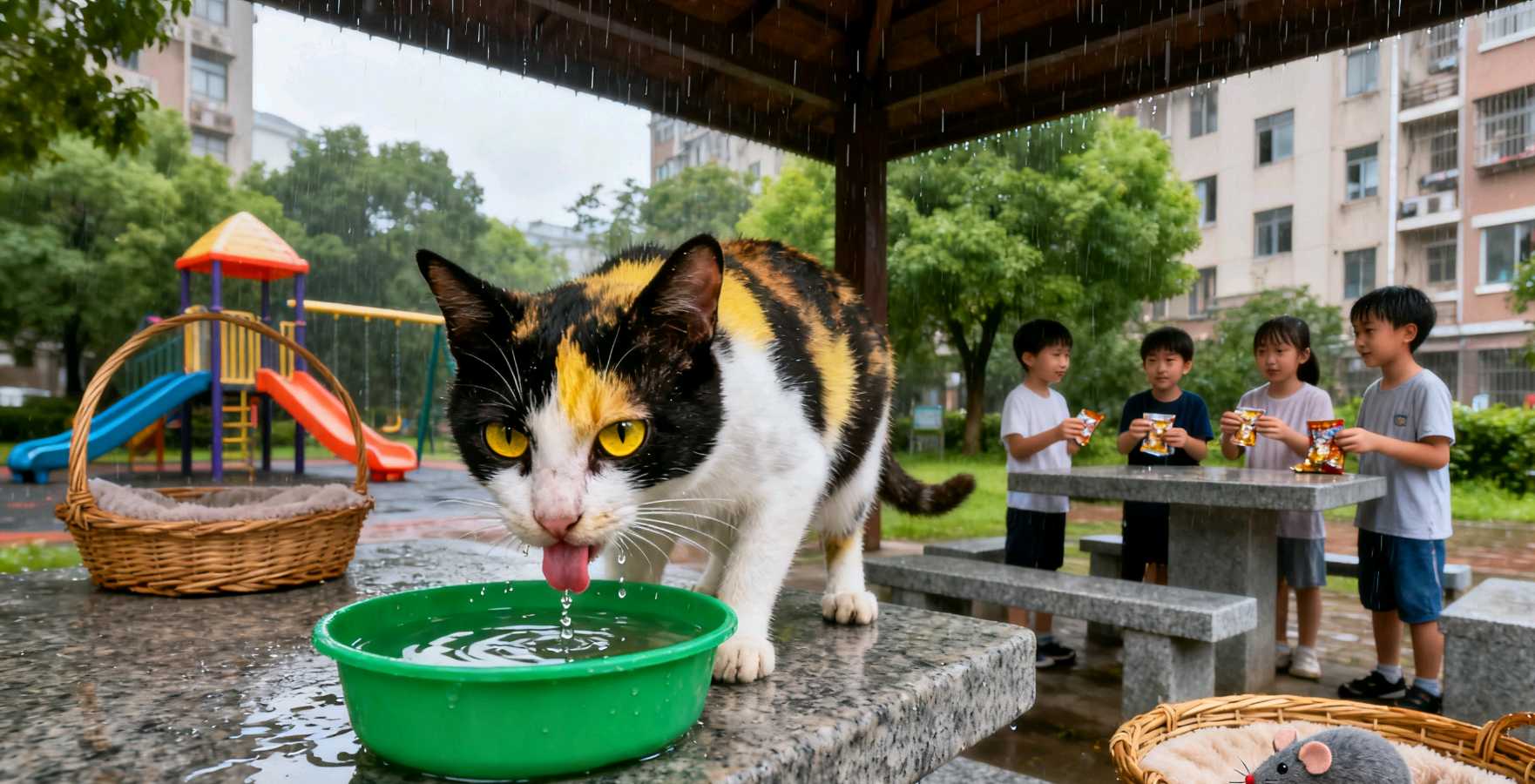 【豆蔻诗社】我是一只流浪的猫———猫言猫语文/侃篱笙(高树业)（图4）