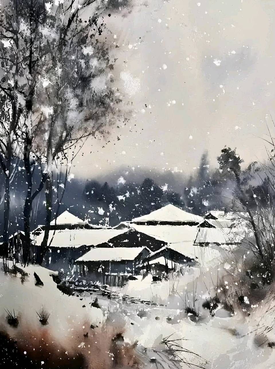 现代诗·雪(外一首) 作者/张庆彬（图3）