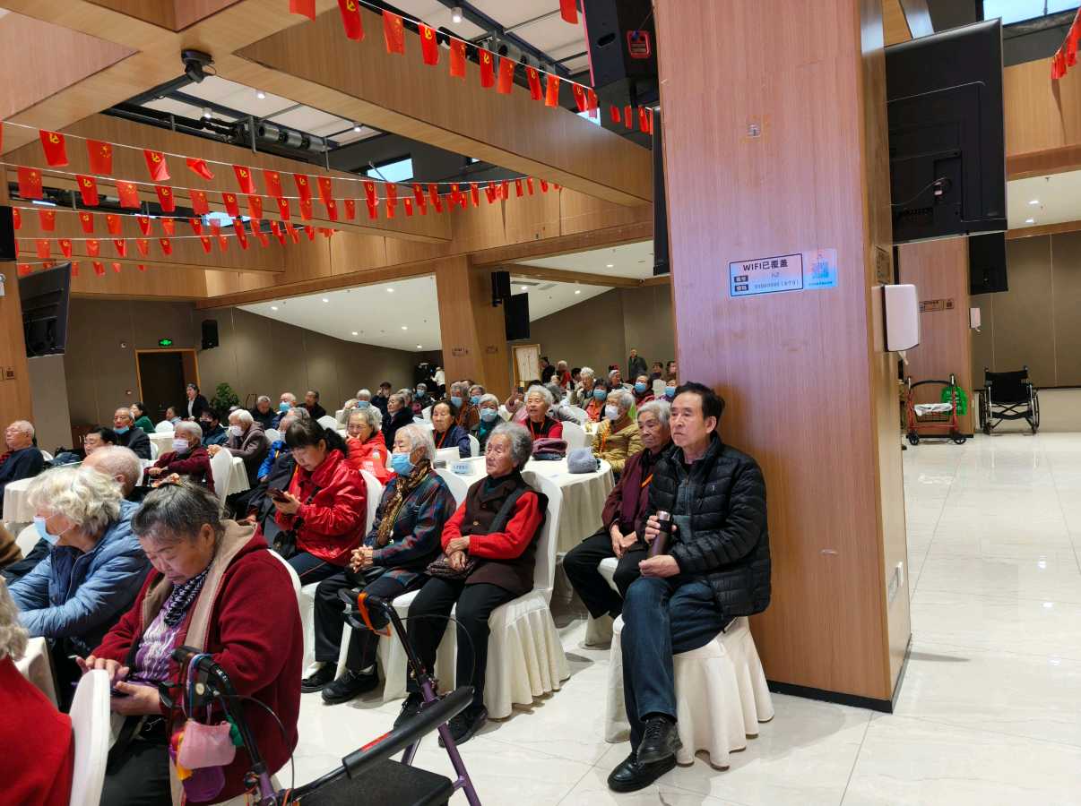 金色贺春 莲享安康——金色岁月艺术团走进国色天莲康养社区 新春慰问演出圆满落幕 作者 海水清清 诵读 涓涓小溪（图8）