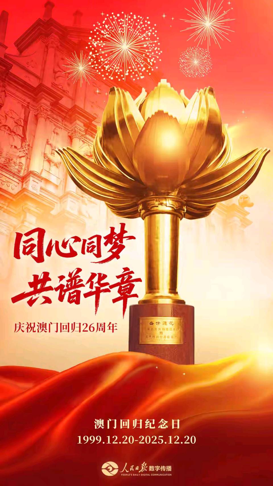 《贺新郎·庆澳归廿六载》作者：吕绍秋 [中国现代诗歌文化传媒推荐]（图5）