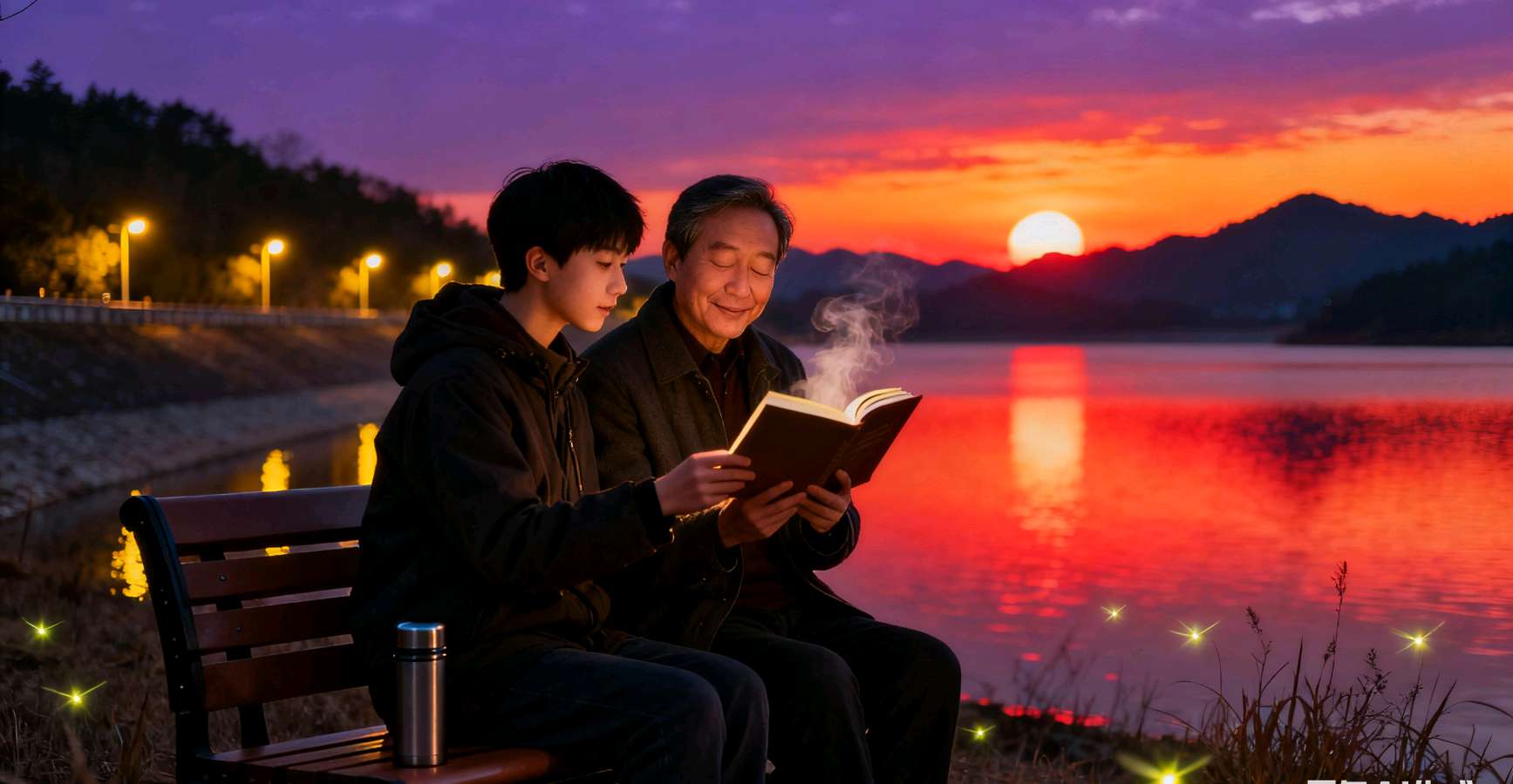 【荣耀中国】深圳分社*元旦时节陪父游金安水库 作者/ 任 鲲（四川）（图5）