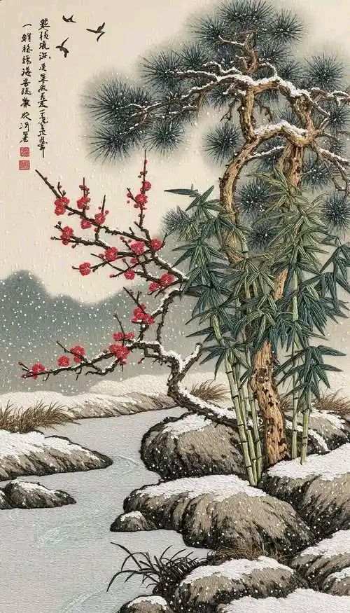 《齐天乐 • 岁寒三友》作者/吴云钦