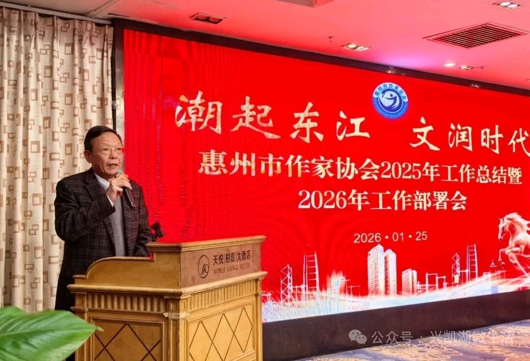 【新闻】潮起东江 文润时代——广东省惠州市作协2025年工作总结暨2026年工作部署会成功召开/转自惠州作家协会（图4）