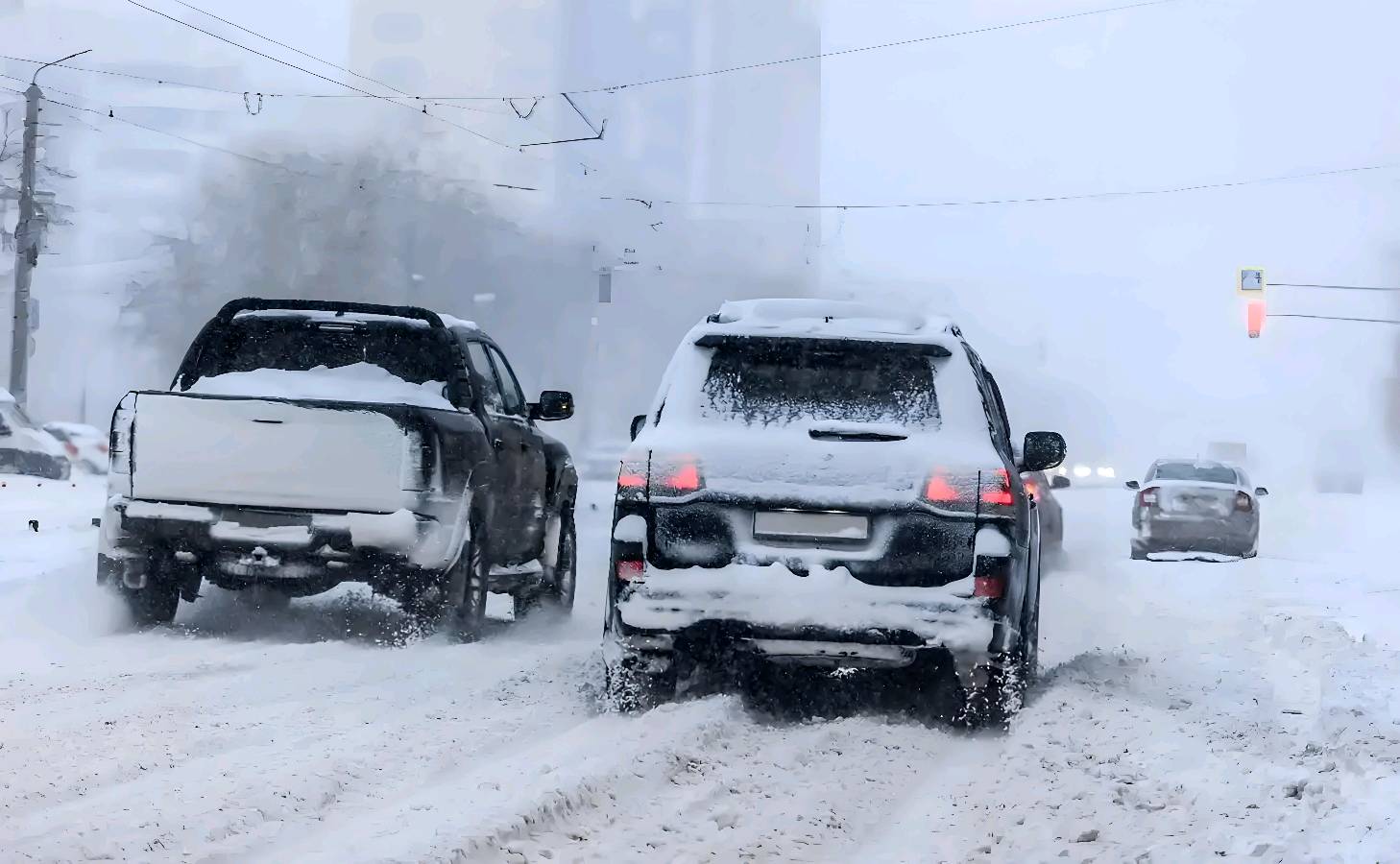 欣赏梁正明老师律诗·归途雪中行（图3）