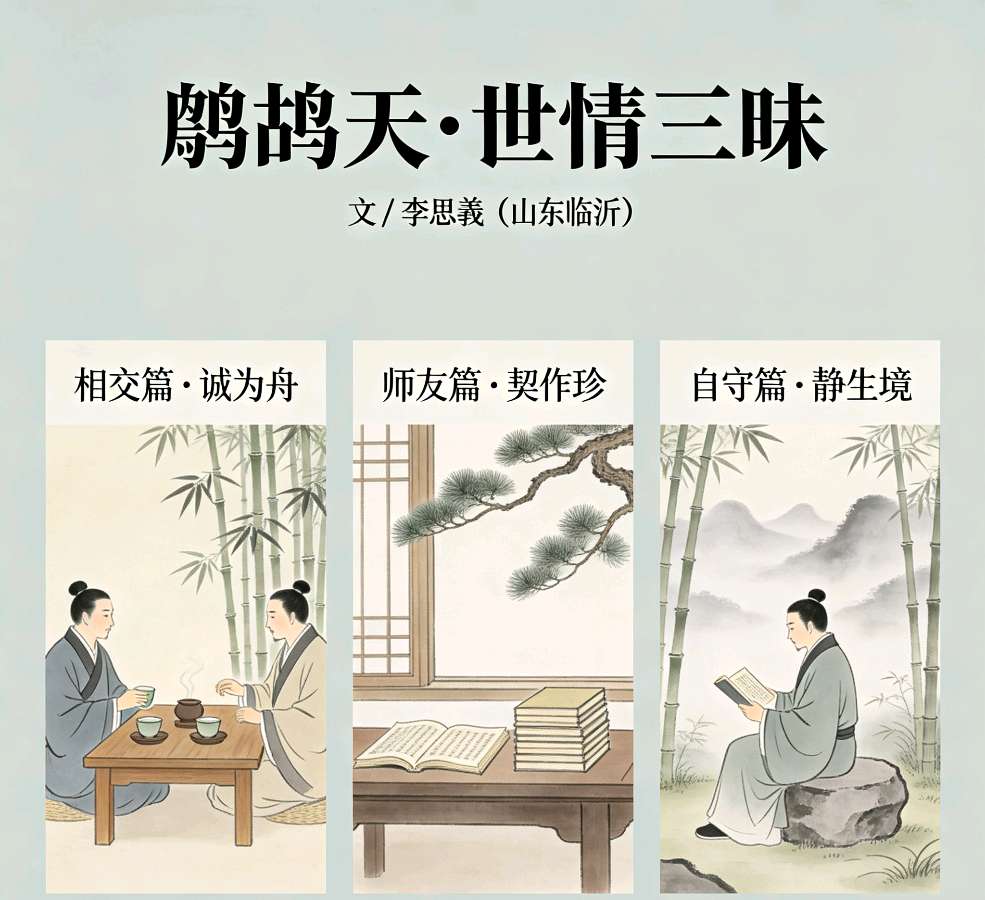 【荣耀中国】文学社*鹧鸪天·世情三味文 / 李思義（山东临沂）（图5）