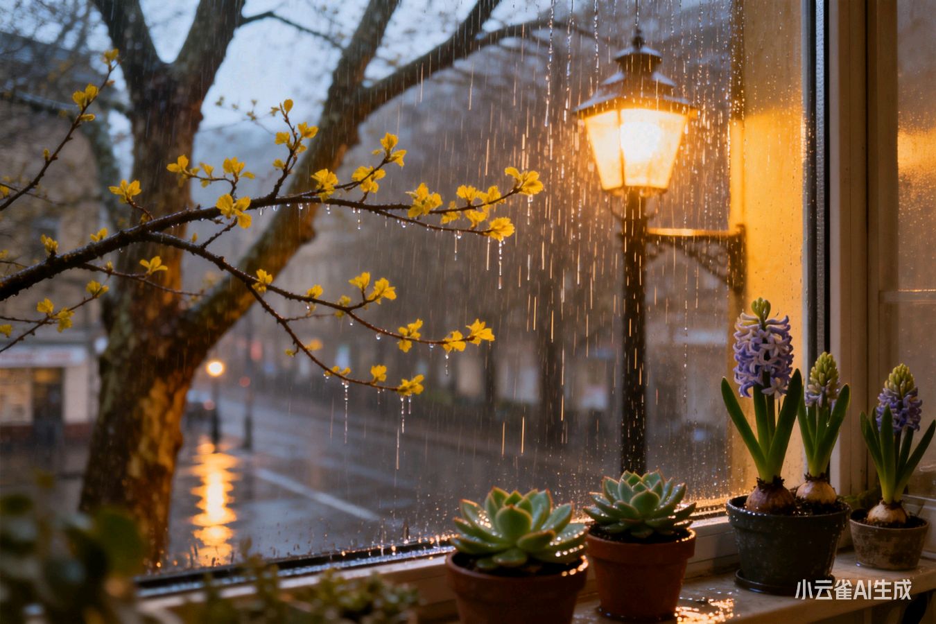 【荣耀中国】文学社*春天的雨（现代诗）作者/三木子 诵读/玉儿（图4）