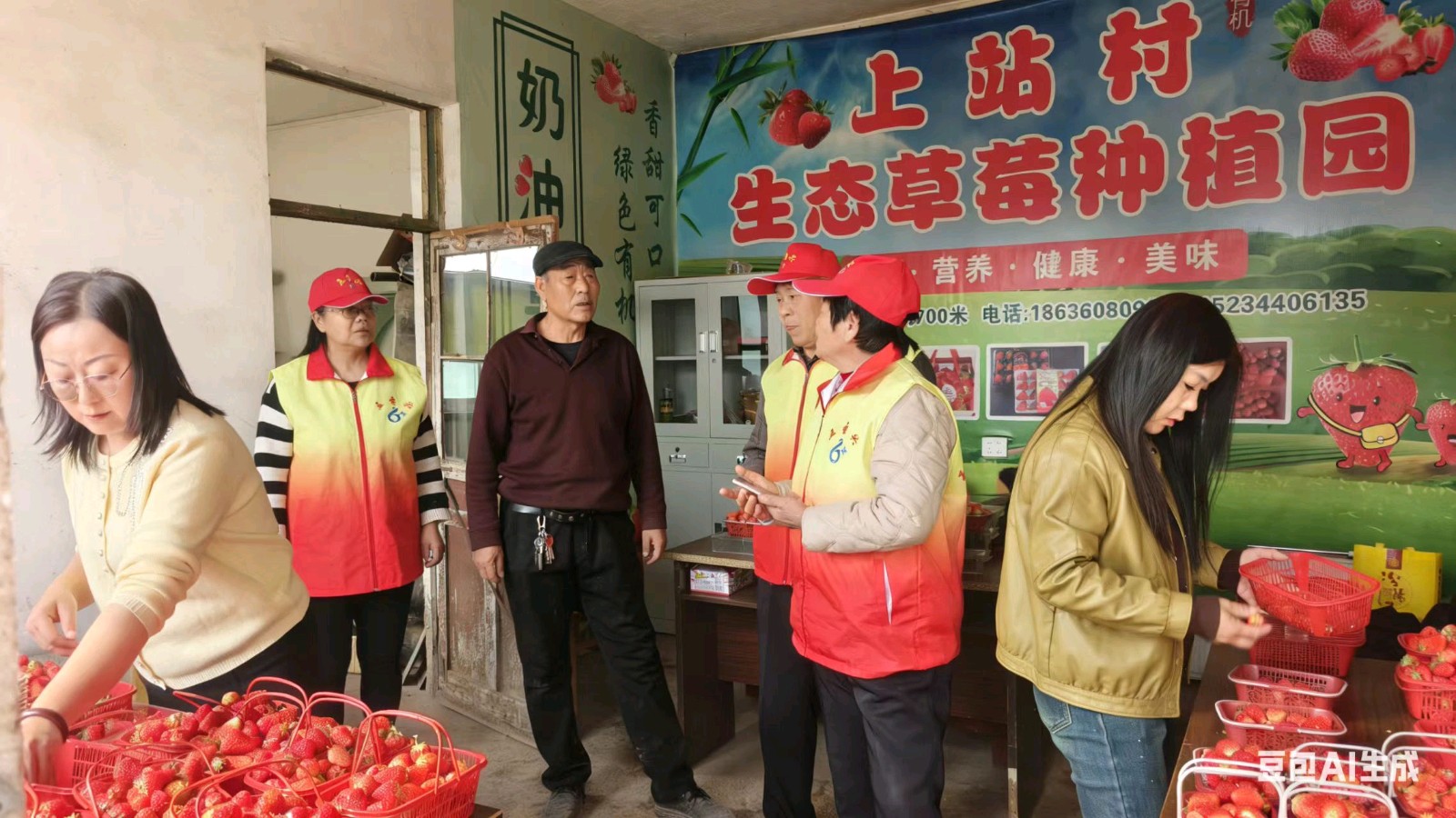 志愿助农探草莓 凝心聚力促振兴（图2）