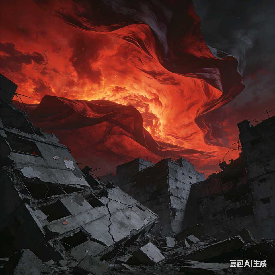 七律 . 天幕蜿蜒火样红/江冲（图3）