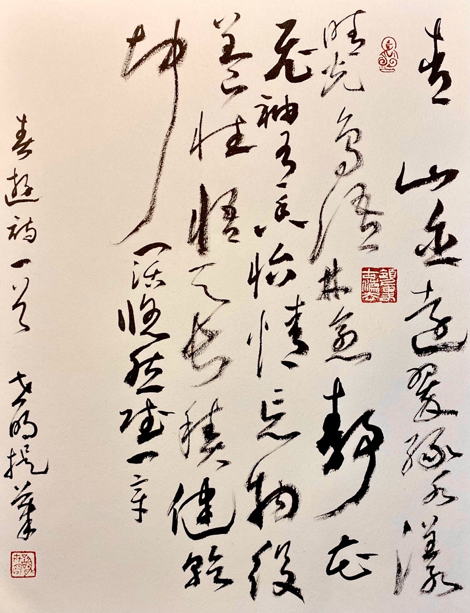海外头条：谢世明（美国）诗画展（图11）