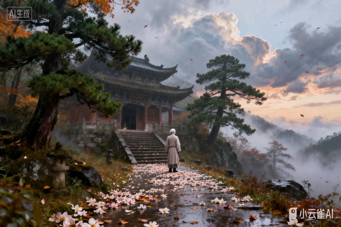 【荣耀中国】文学社*七律·清心观岁文/袁名中(隆回)（图2）