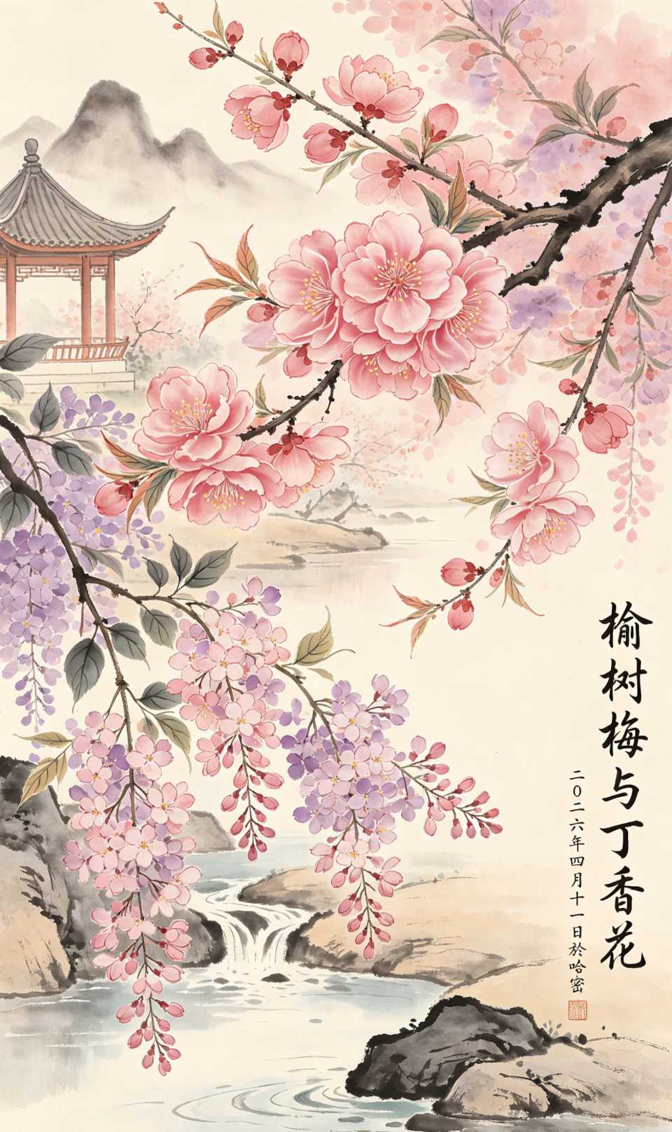 【南京头条】榆树梅与丁香花〔文/任泳儒〕(图13)