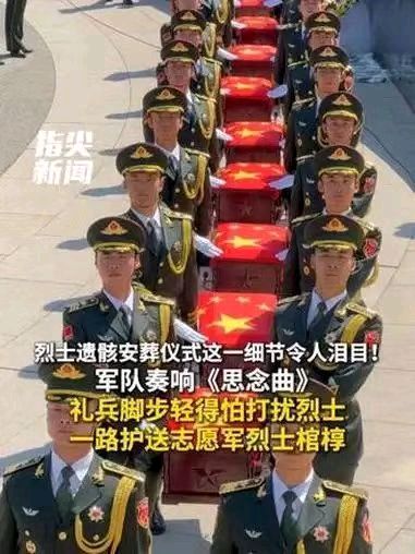 英雄回家 —观第十三批在韩志愿军烈士遗骸归国安葬仪式有感/作者：戴建中（图5）