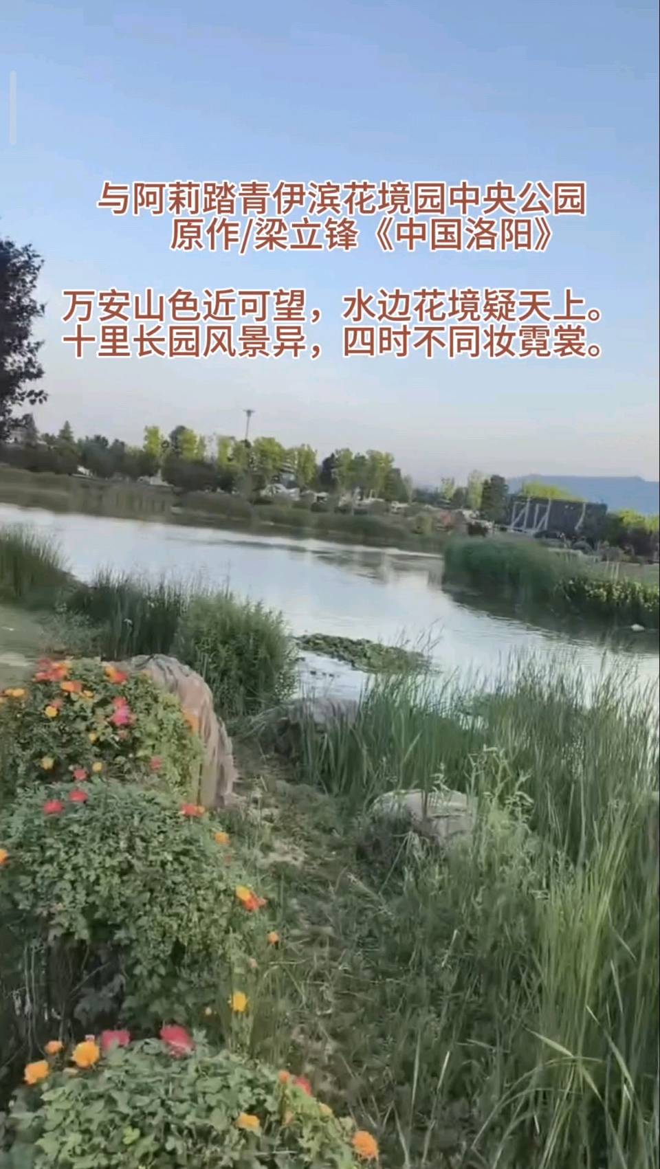 与阿莉踏青伊滨花境园中央公园 原作/梁立锋（图28）