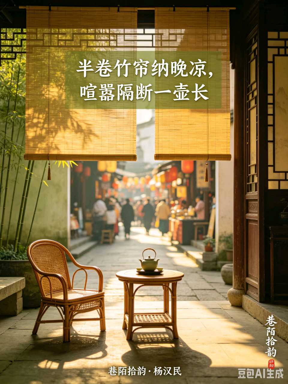 【韵拾巷陌】 | 第001期人生如茶三帖：家、己、世。