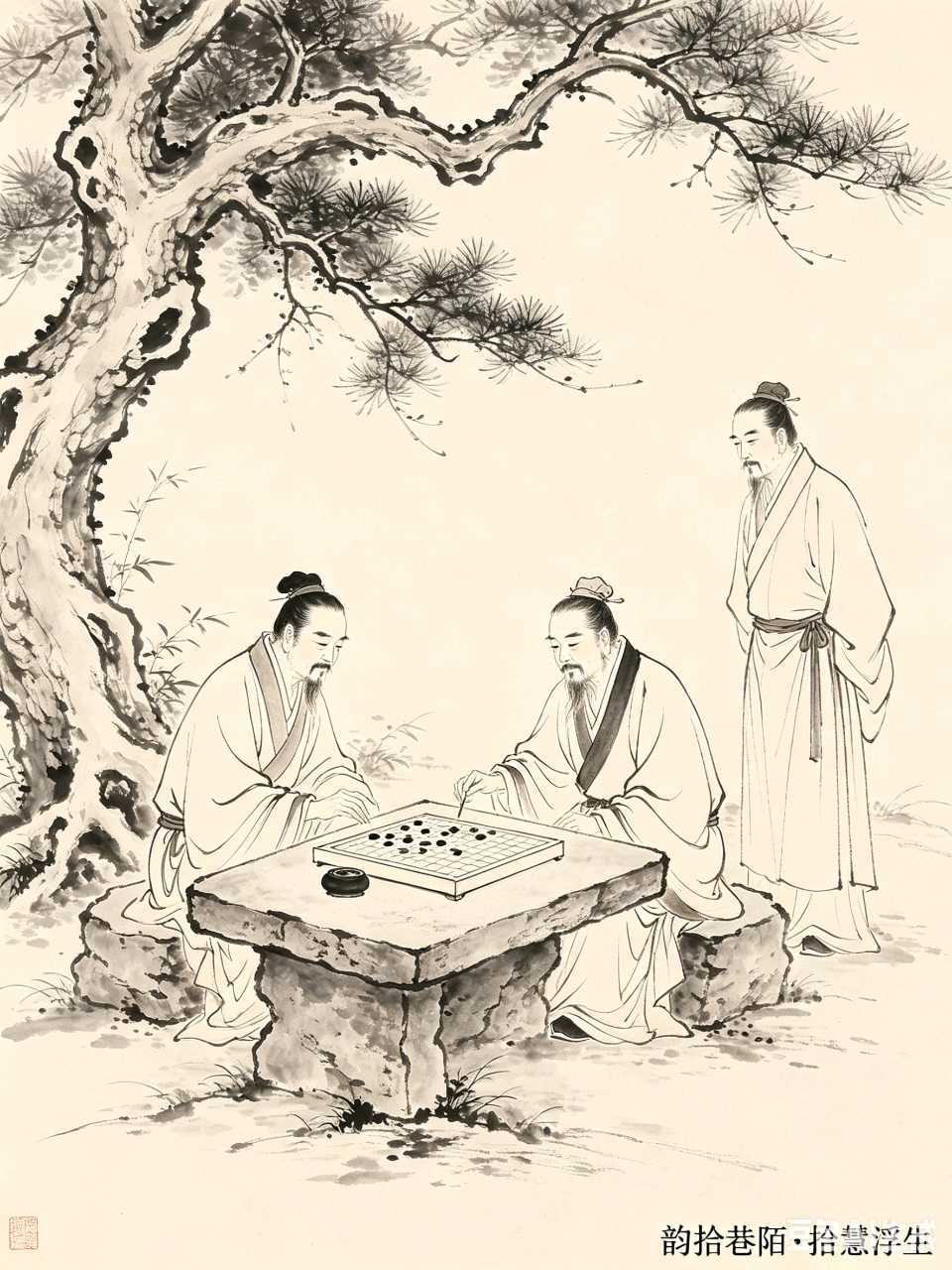 【韻拾巷陌】第003期｜樹下觀棋：看客·支招·散場（图3）