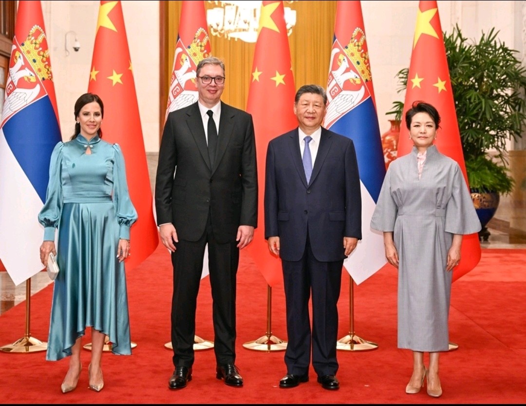 《铁杆情深耀寰球——习近平主席同塞尔维亚总统武契奇会谈颁勋十八首七律并赋》（图6）