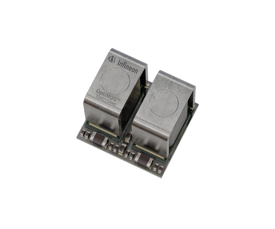 配图:英飞凌OptiMOS™ TDM2254xx双相功率模块助力实现真正的垂直供电和1.0Amm²的高电流密度 配图:英飞凌OptiMOS™ TDM2254xx双相功率模块助力实现真正的垂直供电和1.0Amm²的高电流密度