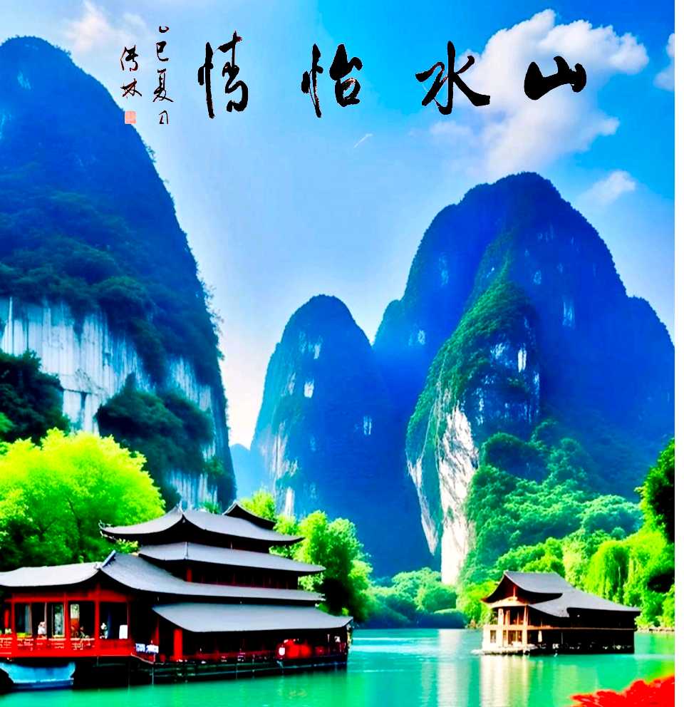 NO:032《山水怡情》文学社 “六一”欢庆迎芒种,虹桥大道喜通衢!(图19)
