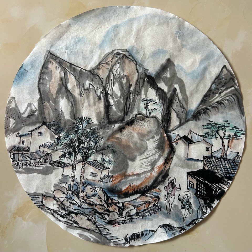 (余一国画故园专辑)特别的爱给特别的你(图7)