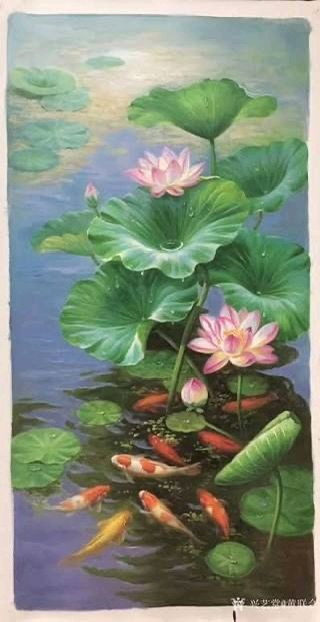《清平乐 • 锦鲤戏风荷》(李白体)外一首/作者/吴云钦