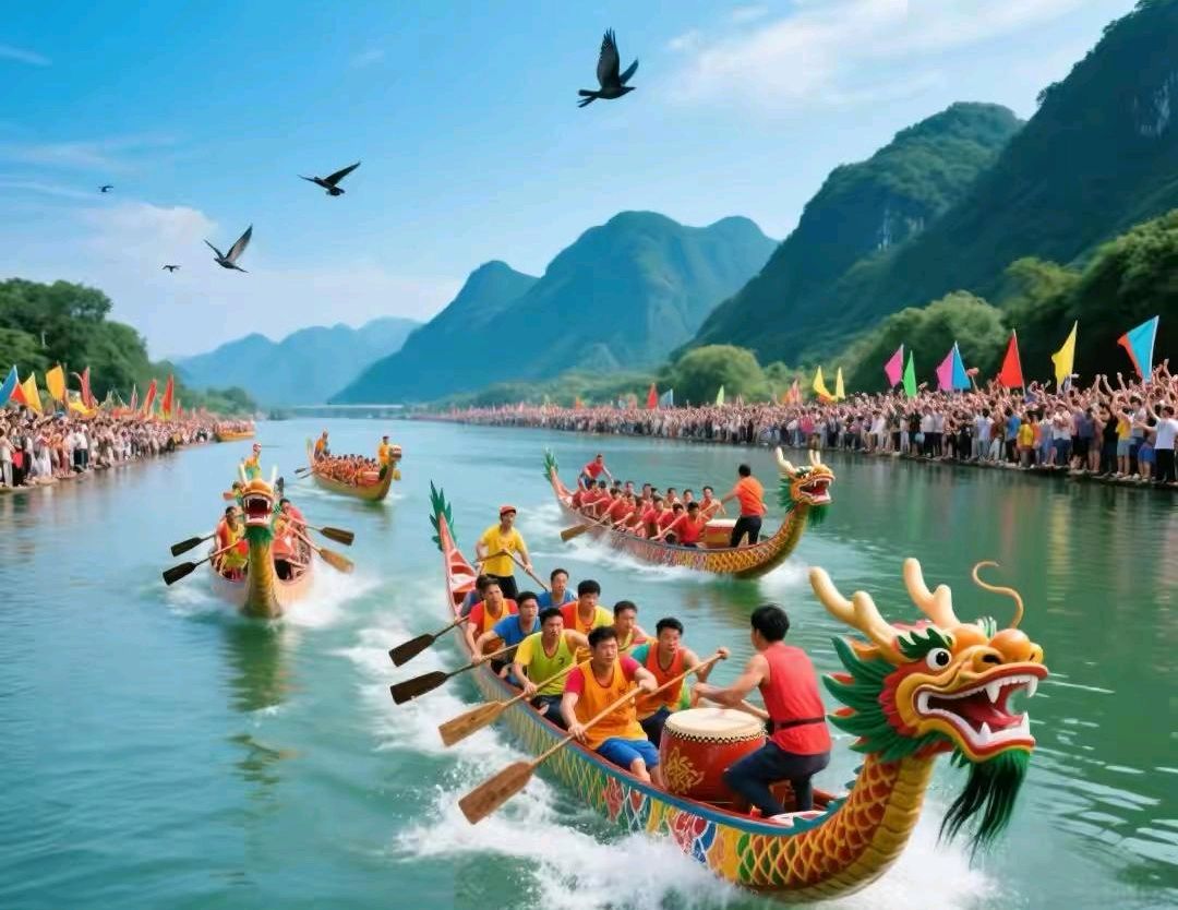 【山水怡情】NO:034 龙舟競渡端阳日,夏至迎来温暖时。(图7)