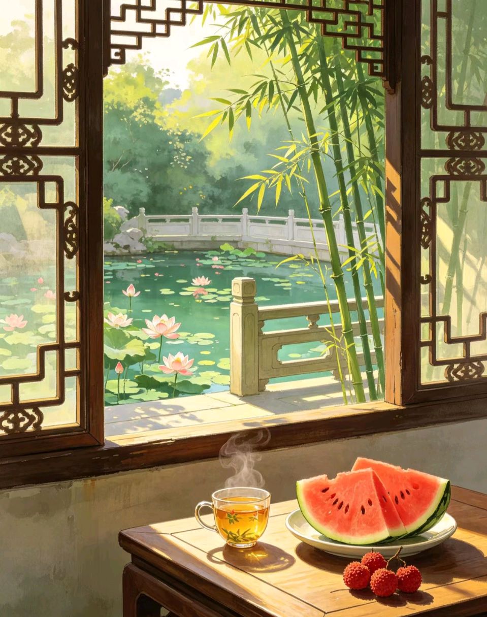 【融川文苑】行香子·夏至闲窗（图5）