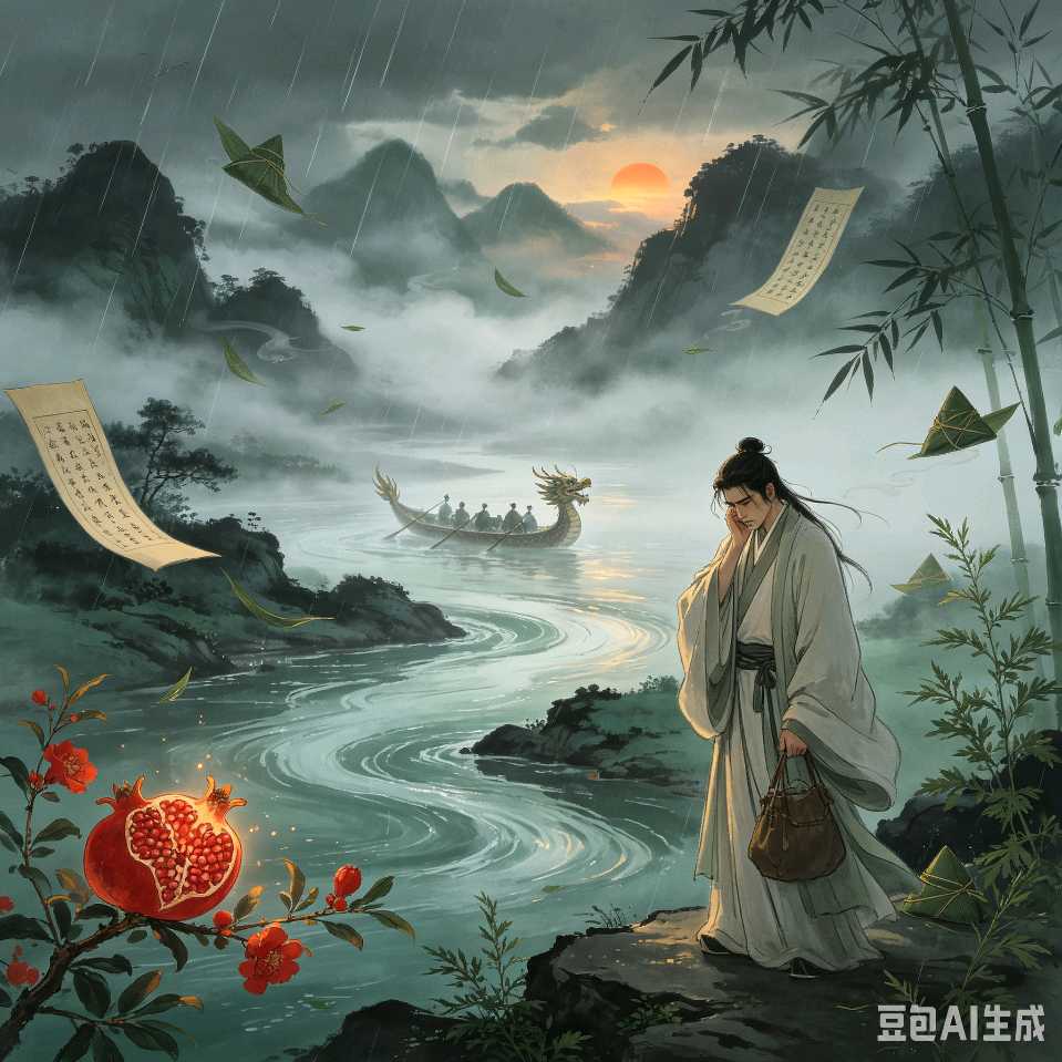 【荣耀中国】文学社*南浦.羁怀难释(程垓体)作者:罗泽辉（图4）