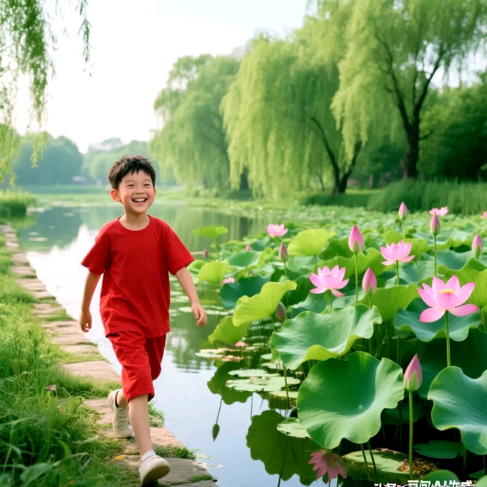 【美文欣赏】姨奶奶村的荷花湾 作者|| 孙延东 (山东)(图3)