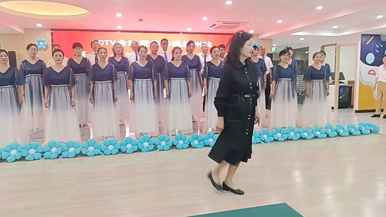 CCTV全球爱华春晚杭州站民安生活红艺艺术团庆七一活动，在杭州市上城区丁兰街道党群中心举行（图6）