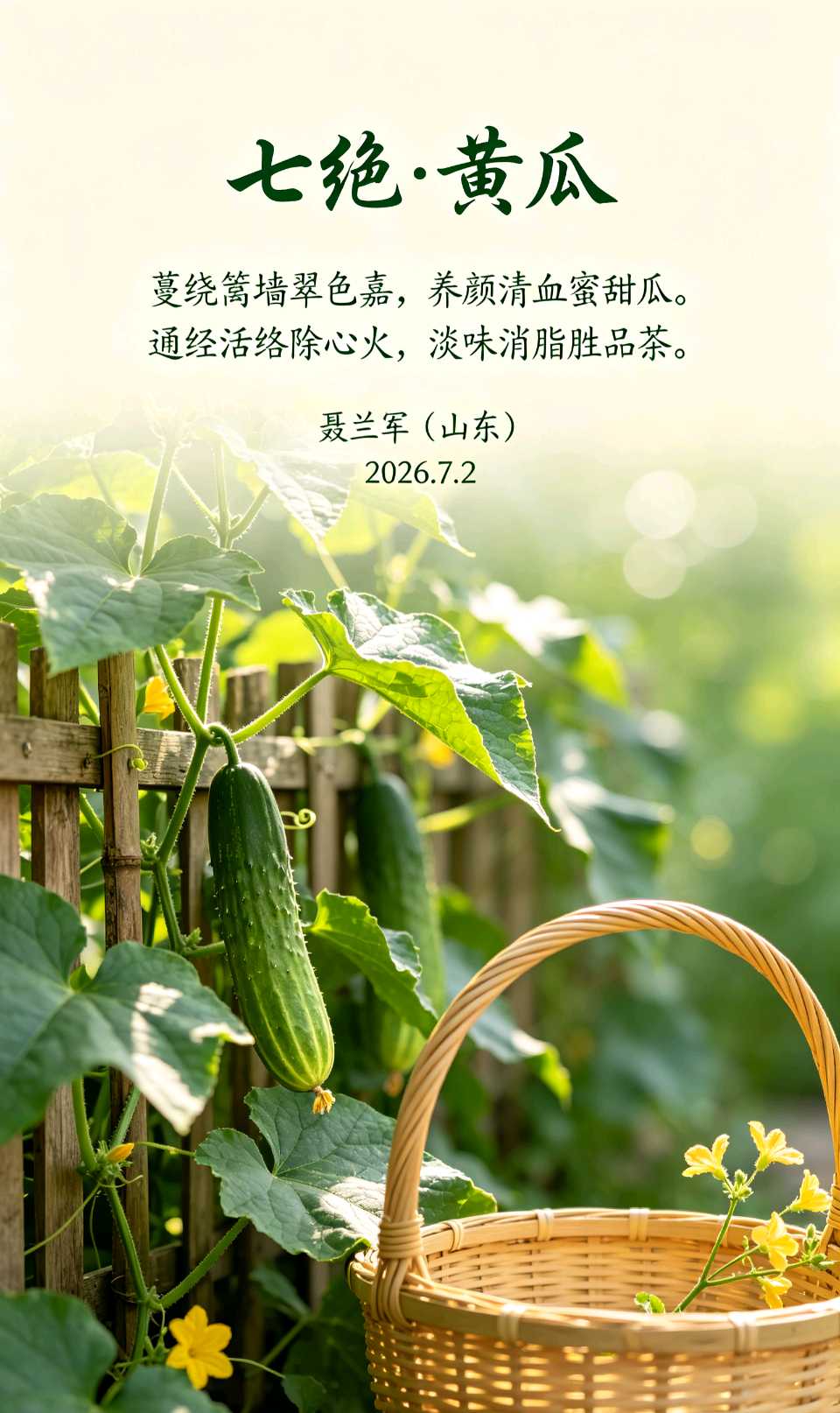 【南京头条】七绝~黄瓜〔文/聂兰军〕（图2）