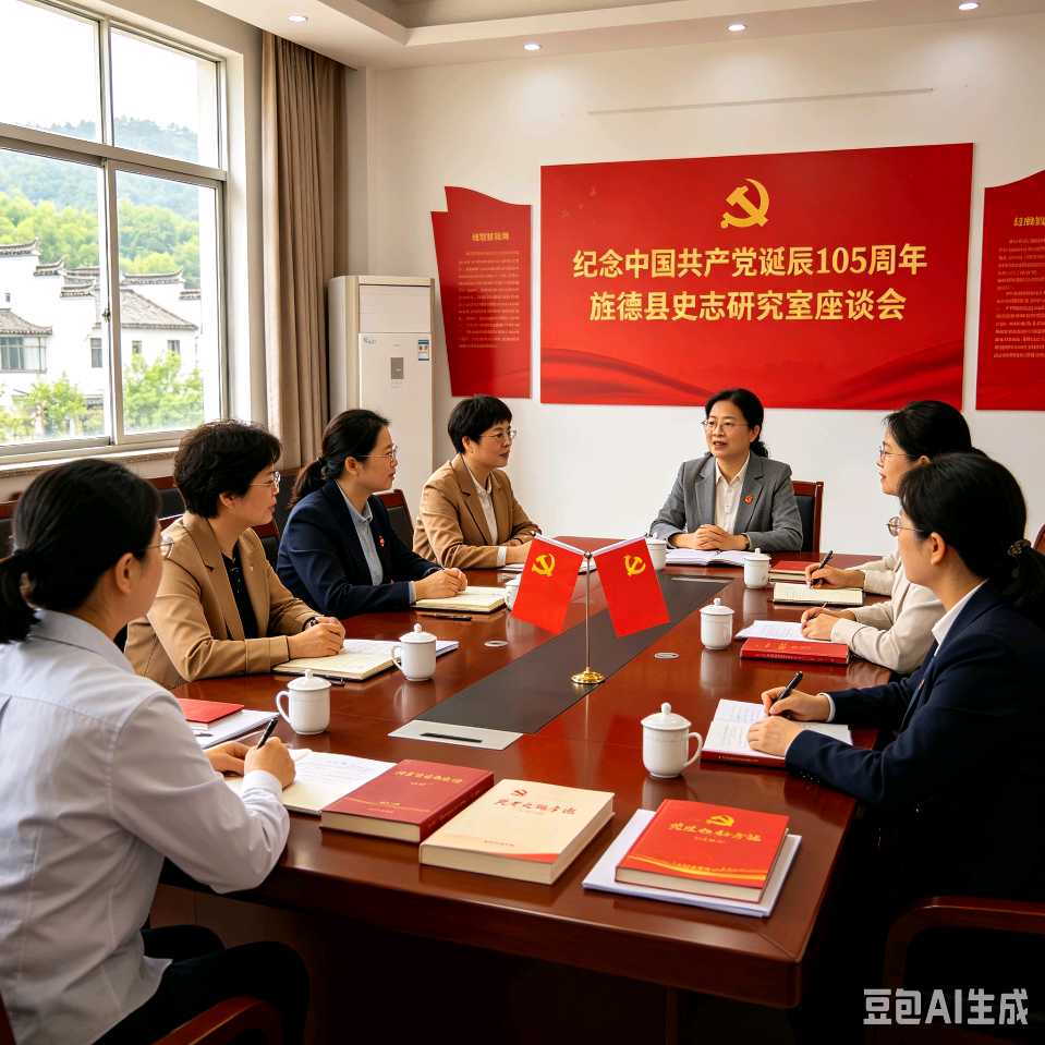 少年游·赞巾帼群英——写在旌德县史志研究室《中国共产党诞辰105周年》座谈会之际 作者：喻忠国 [中国现代诗歌文化传媒]（图4）