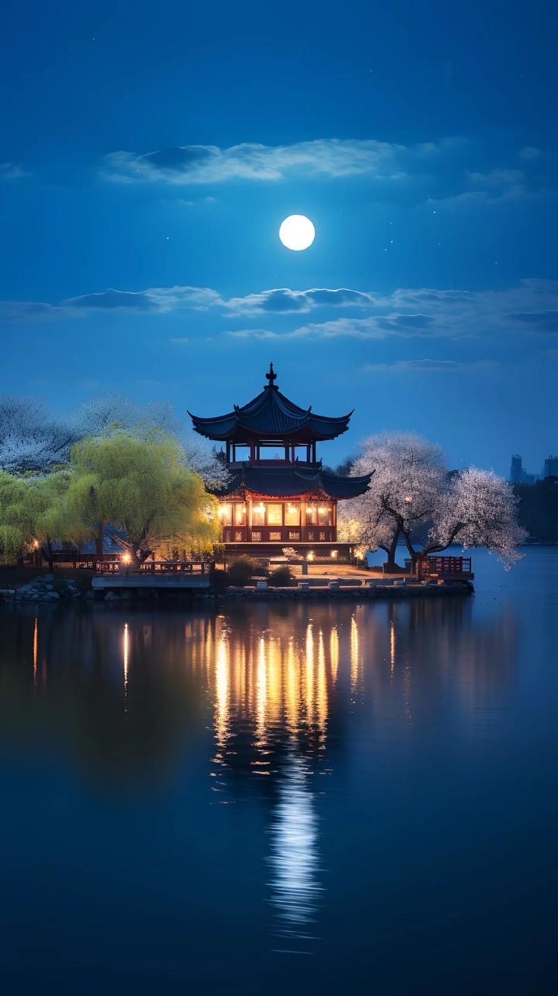 【白云文苑】月漾西泠.夜揽千年.作者/黄水清(图9)