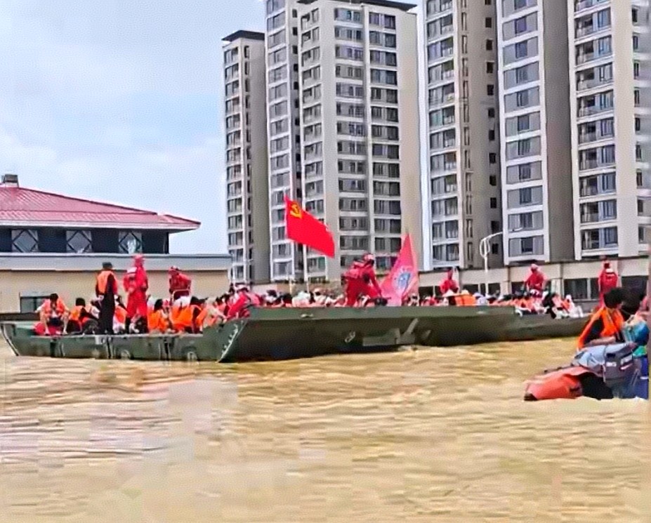 巴威肆虐生危境 铁军冲锋解困局《名家在线诗·词·散文》——听雨斋诗社【3150期】(图5)