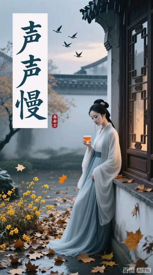 秋风堂主人大话诗词之《声声慢》‖编著：尚留永