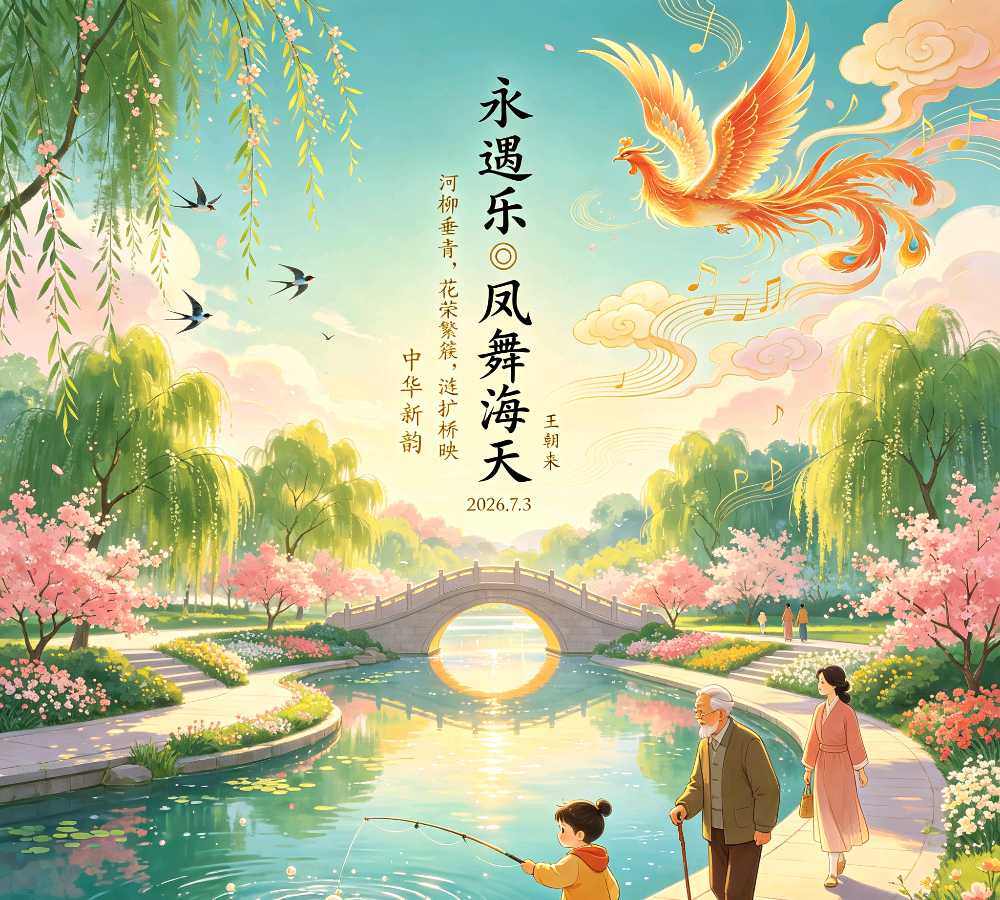 【荣耀中国】文学社*永遇乐◎凤舞海天(中华新韵) 十五中南口学校作者/王朝来(图4)
