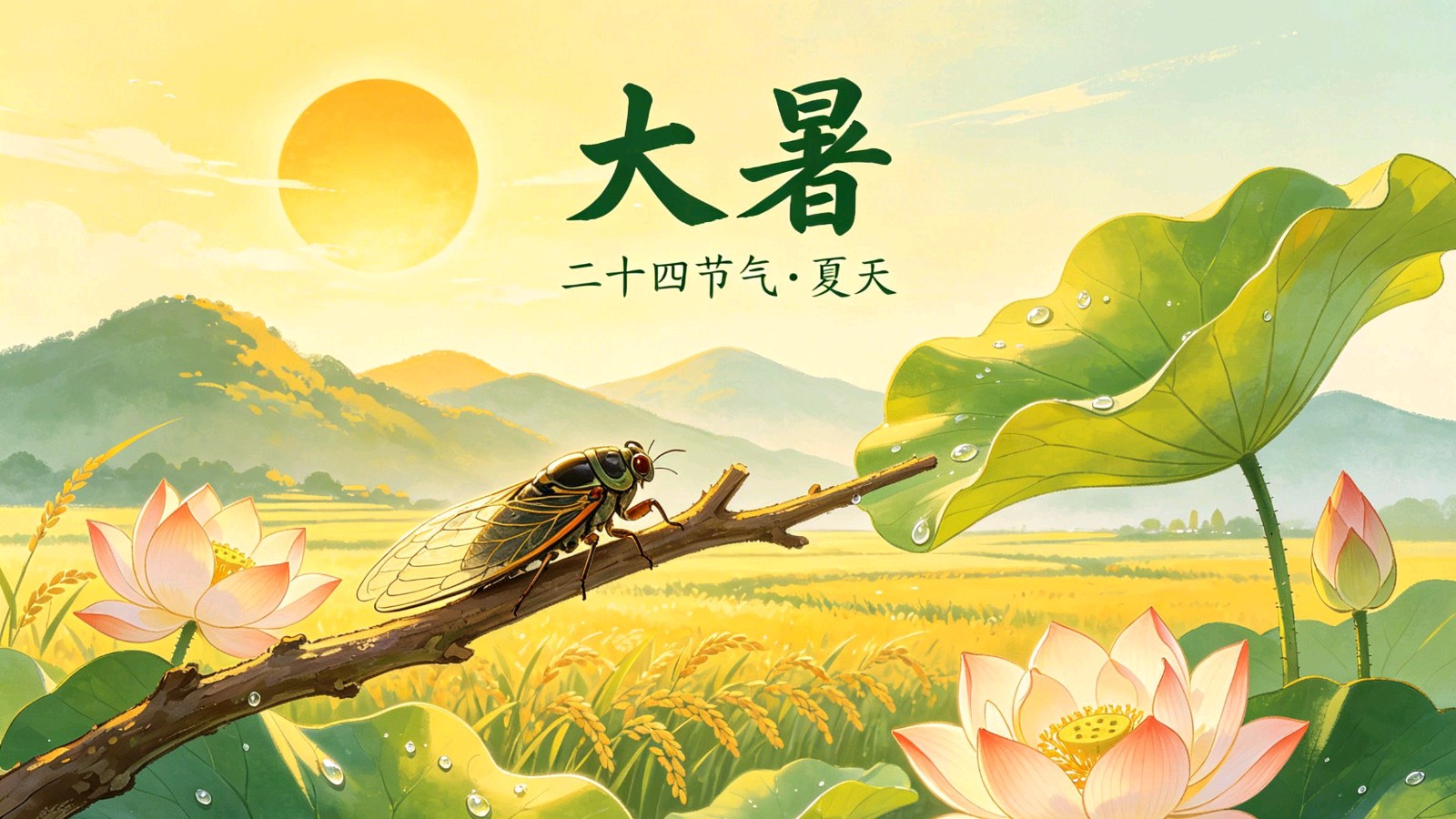 岭南文学诗词交流《大暑》节气同题专刊（605）期