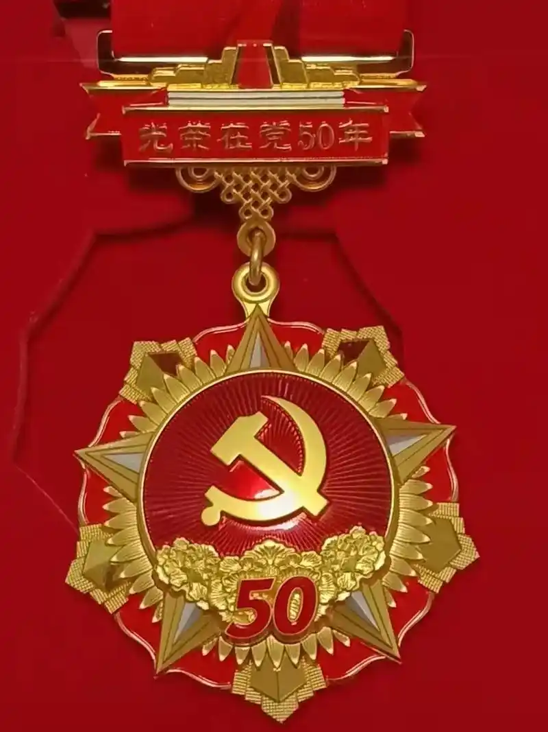 接收“光荣在党五十年”纪念章感言/杨玉金（图3）