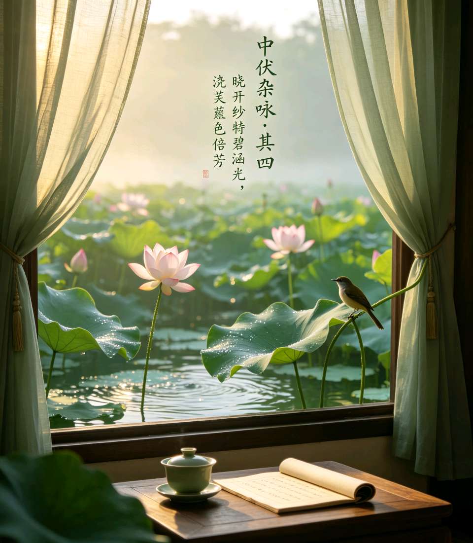 【中国诗人】文坛*中伏杂咏文/彭甫立(湖南)(图6)