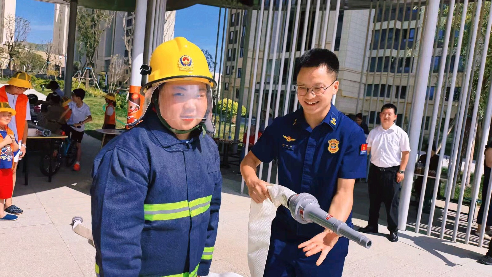 和院小蜜蜂，小小消防官 一一保利物业儿童消防知识讲解及演练活动纪实金夜（兰州）（图3）