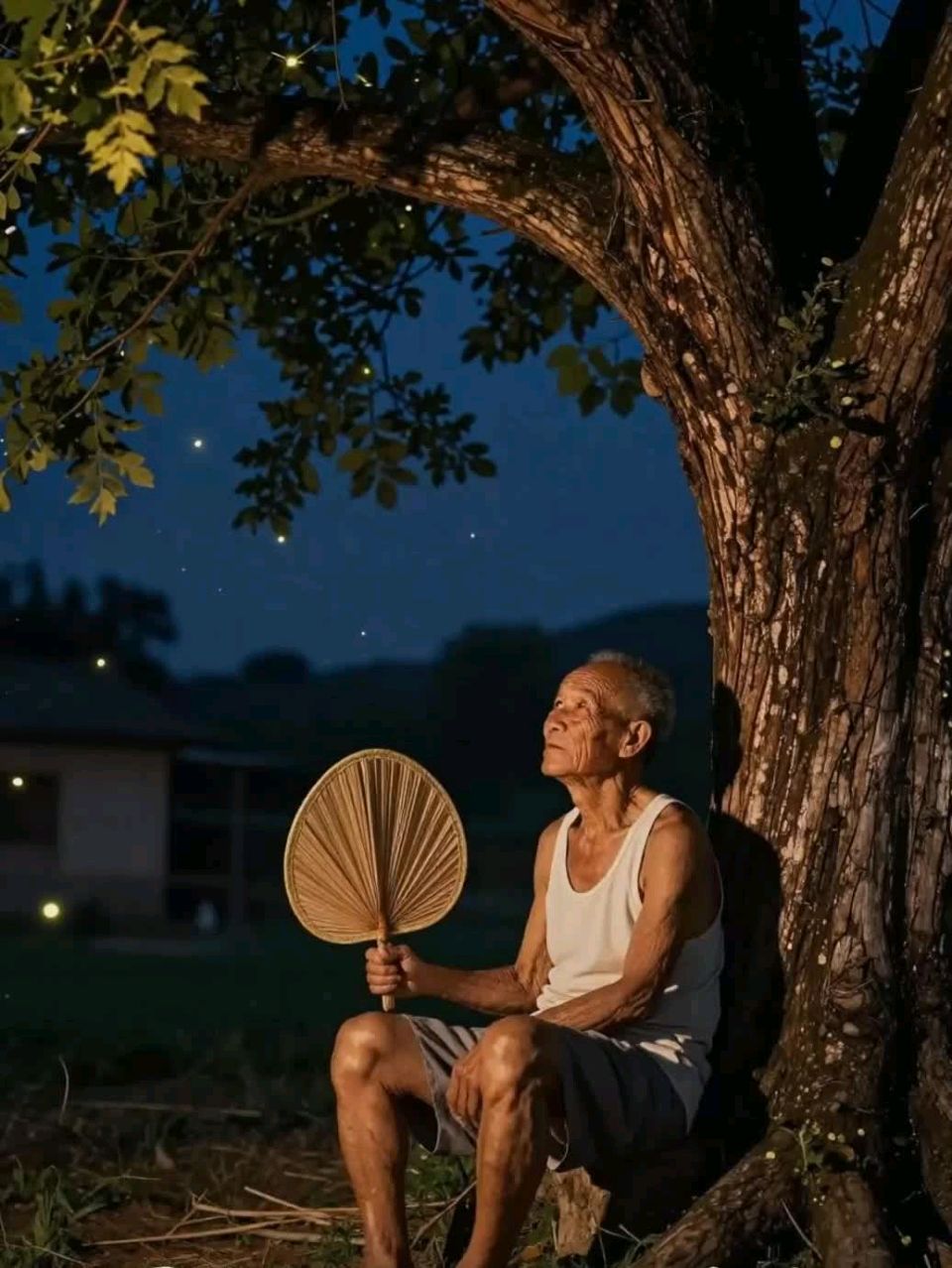 《乡村夏夜》实力诗人/丁丑、金牌主播/凤珠。(图2)