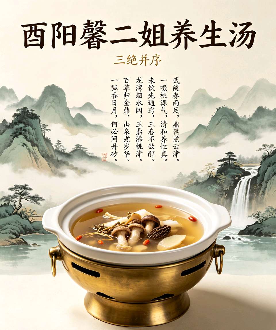 【荣耀中国】文学社*《酉阳馨二姐养生汤》三绝并序作者/李汉银(图2)