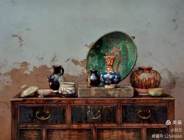 海外头条：《鹿成君携油画天津参展熠熠生辉》作者 ||贾兰仙（图34）