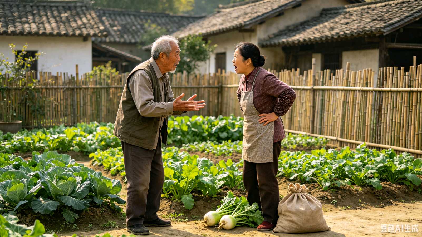 诗书小屋文学社搞笑配音小段《偷菜》！作者：陈富；演播：陈青儿.陈富；视频制作.编制：陈富。（图4）