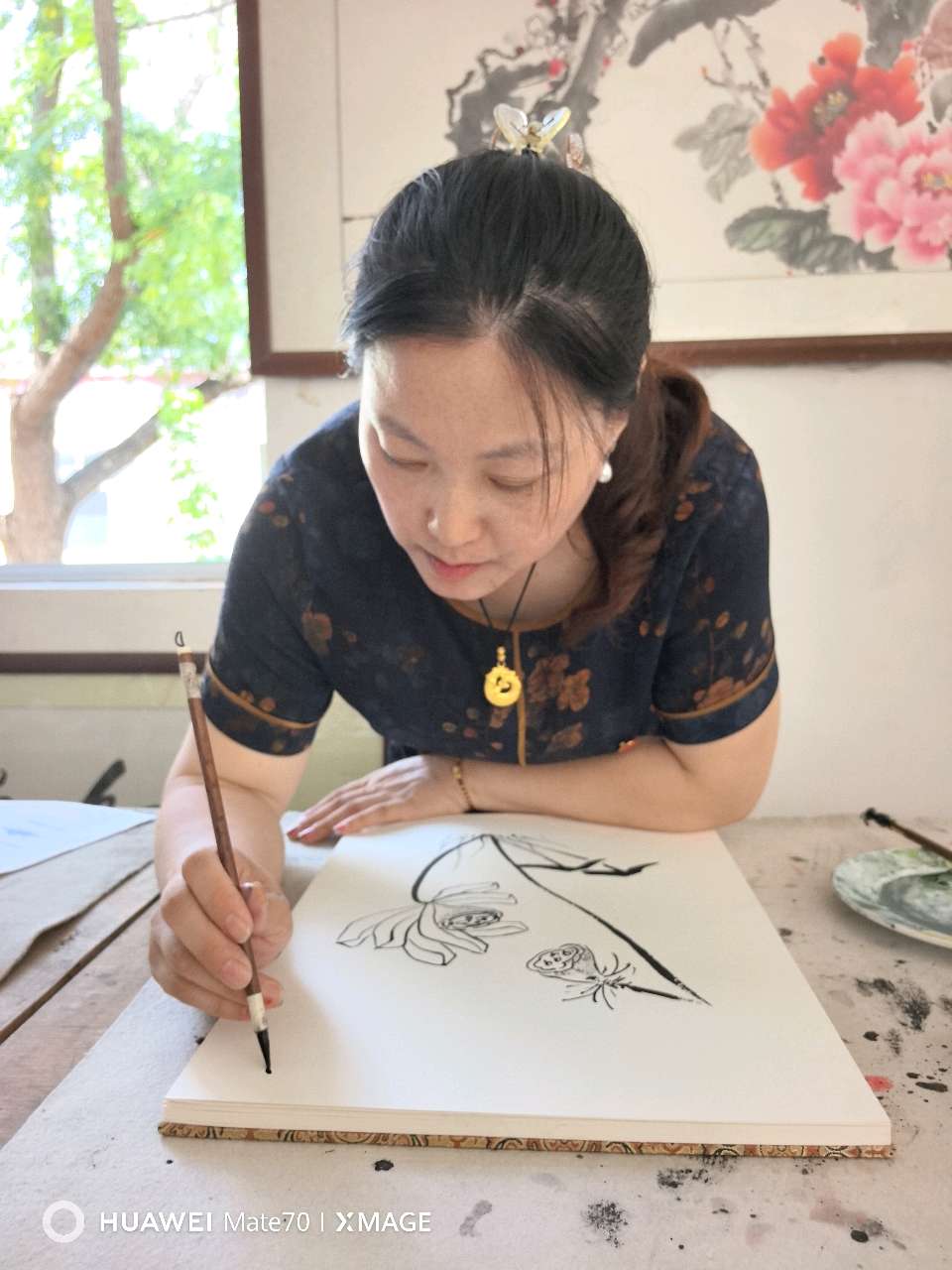 红土纳翰墨！丰玉水先生师徒书画展落地肥城泰安毛公山红色文化博物馆（图52）
