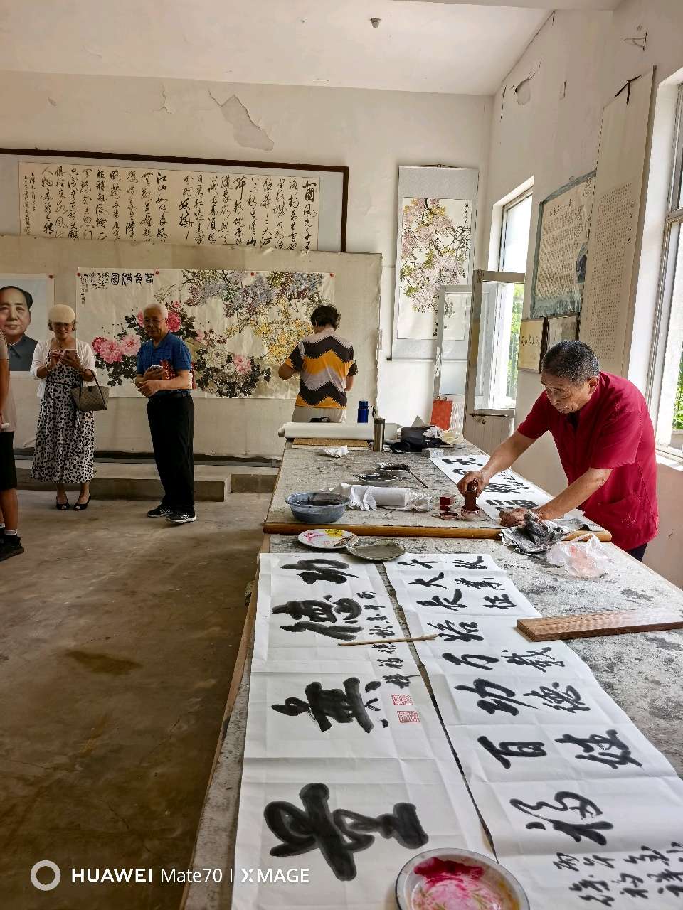 红土纳翰墨！丰玉水先生师徒书画展落地肥城泰安毛公山红色文化博物馆（图54）