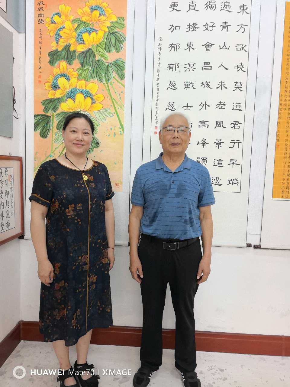 红土纳翰墨！丰玉水先生师徒书画展落地肥城泰安毛公山红色文化博物馆（图39）