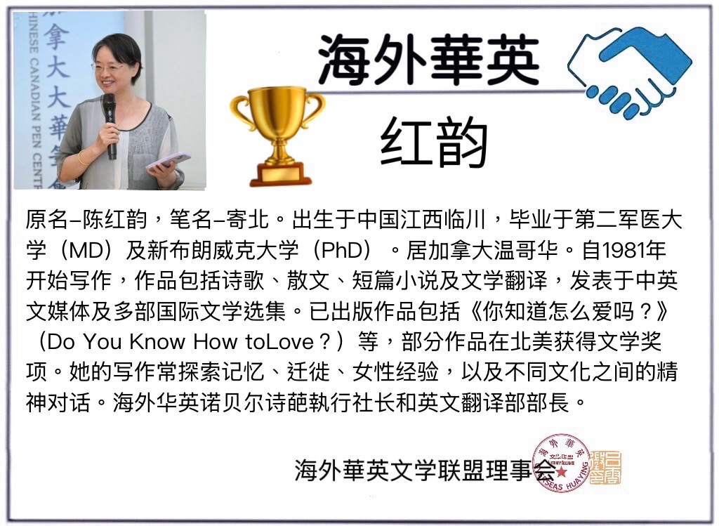 「诺贝尔诗葩_双语」《好消息》(外一首) 文/红韵 双语诵读/朗辰 (男) 花仙子 (女)【海外华英】(图2)