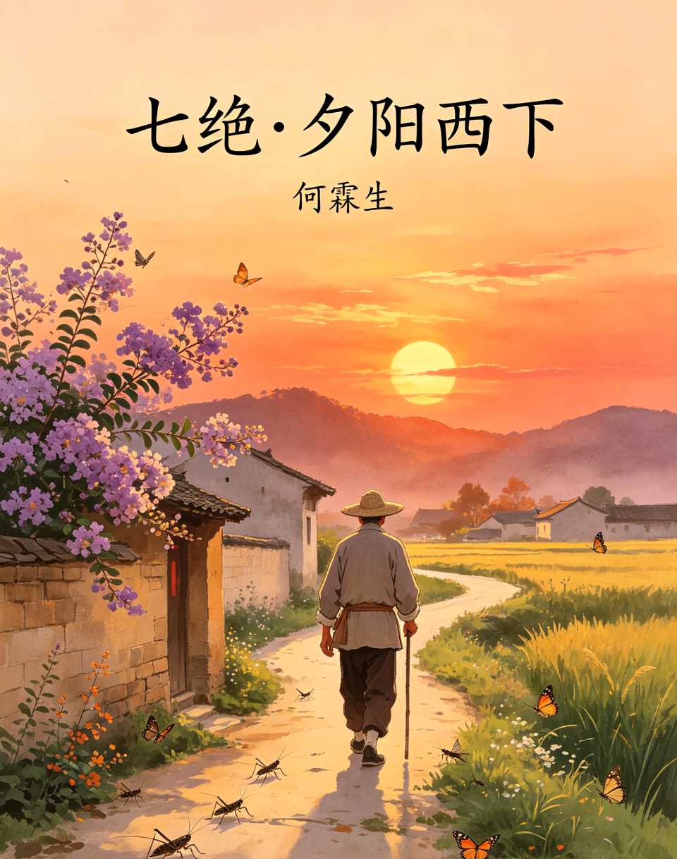 请欣赏‖何霖生老师11首原创秋日绝句/主播：小萍荷/枝子/常想一二/张莉/宽心健体/玉林（图12）