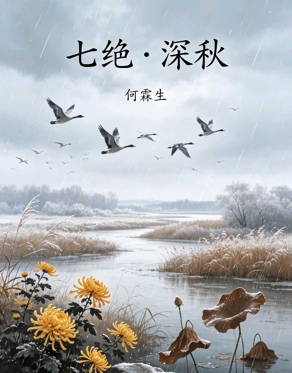 请欣赏‖何霖生老师11首原创秋日绝句/主播：小萍荷/枝子/常想一二/张莉/宽心健体/玉林（图24）